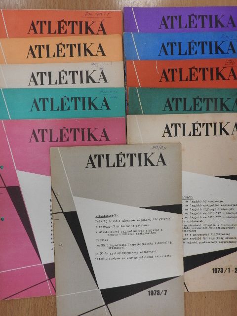 Dr. Istenes Vilmos - Atlétika 1973. január-december [antikvár]