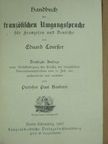 Eduard Coursier - Handbuch der französischen Umgangssprache für Franzosen und Deutsche (gótbetűs) [antikvár]