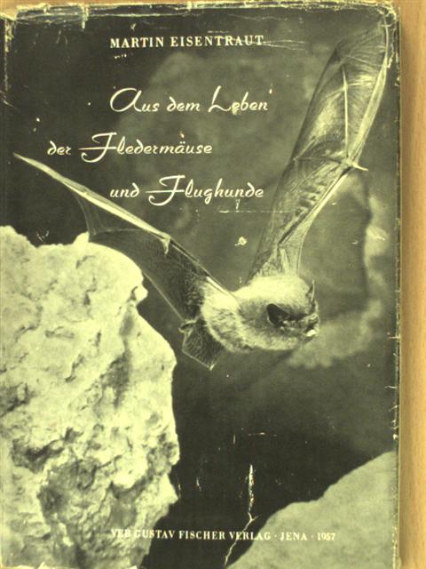 Professor Dr. Martin Eisentraut - Aus dem leben der Fledermäuse und Flughunde [antikvár]