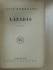 Liviu Rebreanu - Lázadás [antikvár]