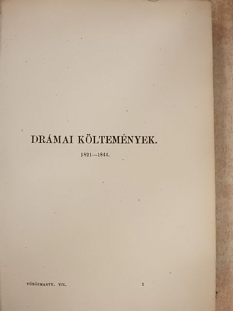 Vörösmarty - Vörösmarty minden munkái VIII. [antikvár]