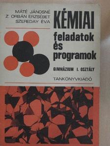 Dr. Szereday Éva - Kémiai feladatok és programok [antikvár]