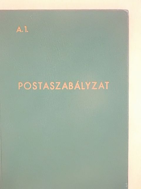 Postaszabályzat [antikvár]