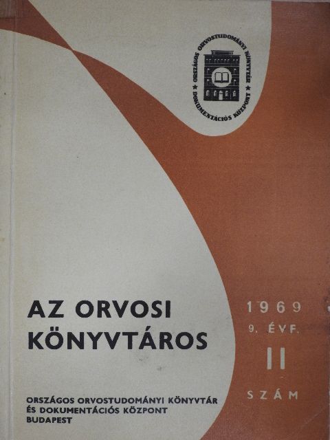 Czier Zsuzsa - Az Orvosi Könyvtáros 1969/2. [antikvár]