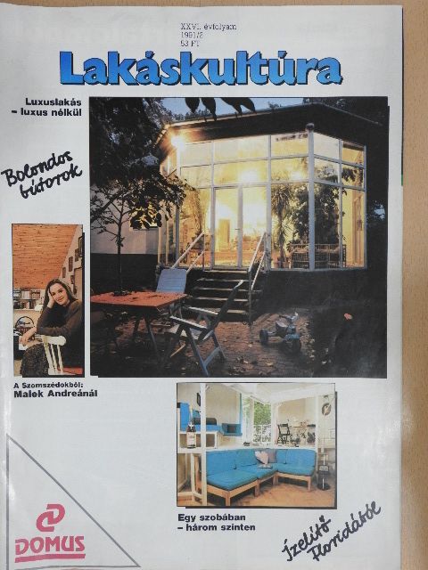 Bors Edit - Lakáskultúra 1991. február [antikvár]