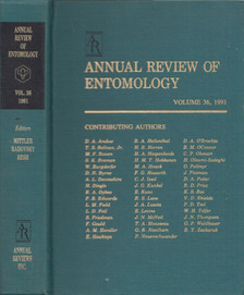 Thomas E. Mittler, Frank J. Radovsky, Vincent H. Resh - Annual Review of Entomology Volume 36, 1991 [antikvár]