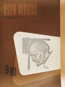 Gyurkó László - OSZK Hiradó 1971. október [antikvár]
