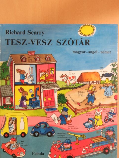 Richard Scarry - Tesz-vesz szótár [antikvár]