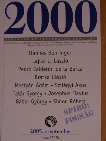 Bratka László - 2000 2005. szeptember [antikvár]