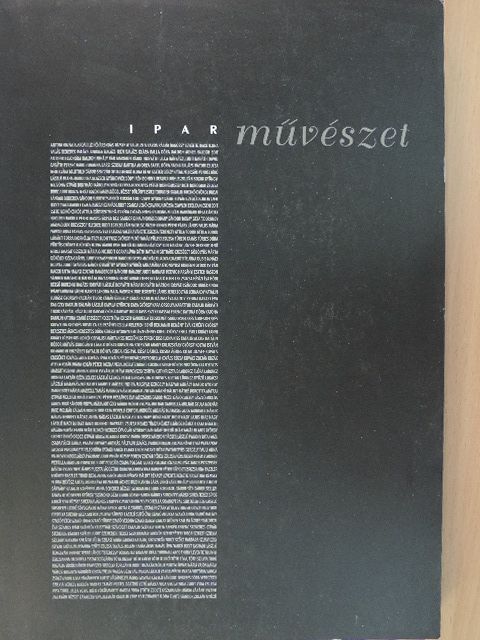Iparművészet [antikvár]