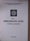 Módszertani levél a scarlatina kezeléséről [antikvár]