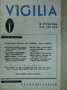 August von Platen - Vigilia 1943. július [antikvár]