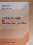 Barbara Vogel - Kritische Studien zur Geschichtswissenschaft [antikvár]