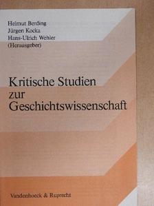 Barbara Vogel - Kritische Studien zur Geschichtswissenschaft [antikvár]