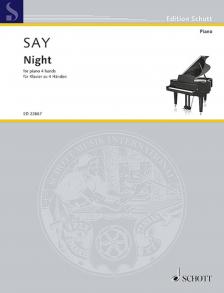 SAY, FAZIL - NIGHT. FOR PIANO 4 HANDS