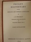 J. E. Wessely - Pocket Dictionary of the English and German Languages/Englisch-Deutsches und Deutsch-Englisches Taschenwörterbuch [antikvár]