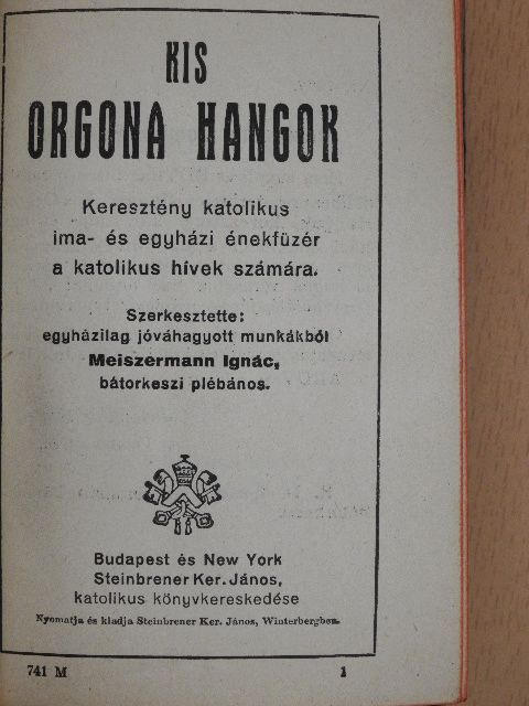 Kis orgona hangok [antikvár]