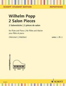 POPP, WILHELM - 2 SALON PIECES FOR FLUTE AND PIANO (WEINZIER, WÄCHTER)
