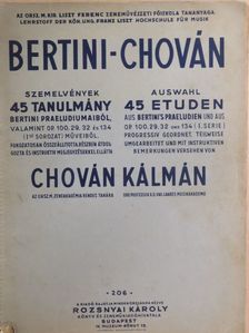 Bertini - Bertini-Chován szemelvények [antikvár]