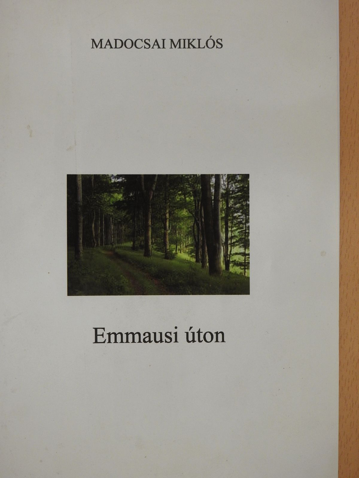 Madocsai Miklós - Emmausi úton (dedikált példány) [antikvár]