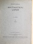 Kárteszi Ferenc - Középiskolai matematikai lapok 1955. január [antikvár]