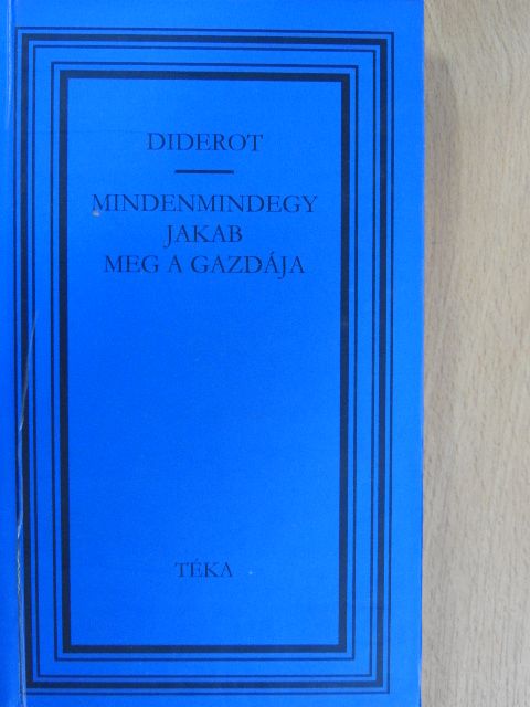 Diderot - Mindenmindegy Jakab meg a gazdája [antikvár]