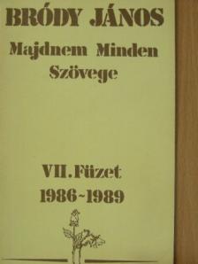 Bornai Tibor - Bródy János Majdnem Minden Szövege VII. [antikvár]
