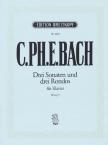 BACH,C.PH.E. - DREI SONATEN UND DREI RONDOS FÜR KLAVIER Wotq 57 (CARL KREBS)