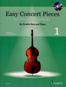 EASY CONCERT PICES FOR DOUBLE BASS AND PIANO 2 + CD (CHARLOTTE MOHRS)