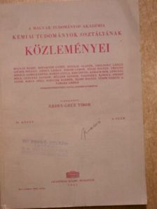K. B. Jacimirszkij - A Magyar Tudományos Akadémia Kémiai Tudományok Osztályának Közleményei 1961/4. [antikvár]