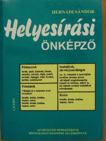 Hernádi Sándor - Helyesírási önképző [antikvár]