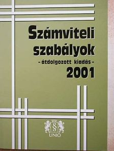 Számviteli szabályok - átdolgozott kiadás - 2001. [antikvár]