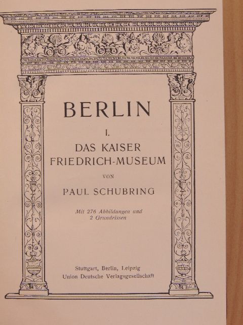 Paul Schubring - Berlin I. [antikvár]