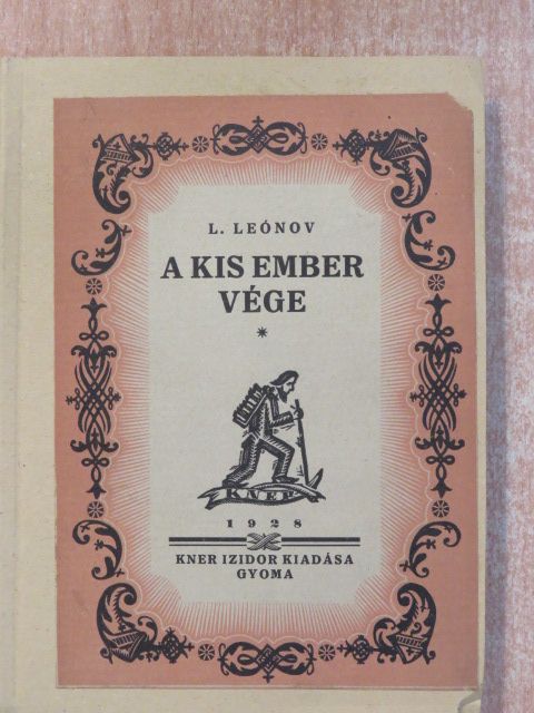 Leoníd Leónov - A kis ember vége [antikvár]