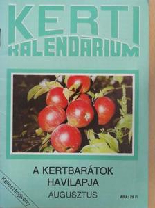 Dr. Ferenczy Tibor - Kerti Kalendárium 1991. augusztus [antikvár]