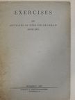 Exercises on "Outlines of English Grammar" [antikvár]