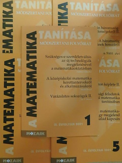 Ambrus Gabriella - A matematika tanítása 2001/1-5. [antikvár]