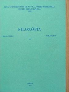 Dr. Harsányi Ernő - Filozófia XV. [antikvár]