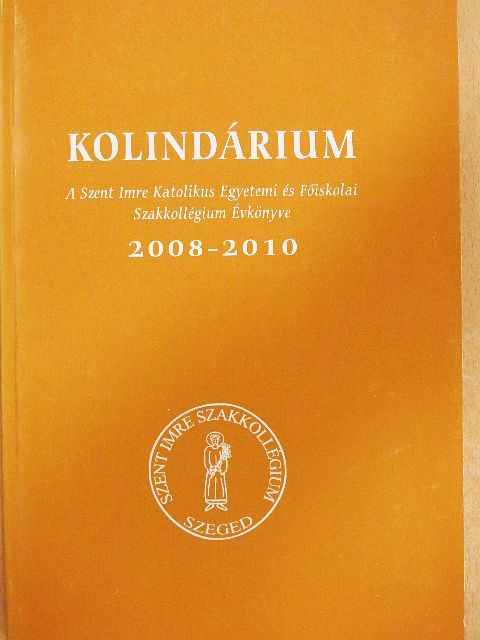 Kolindárium 2008-2010 [antikvár]