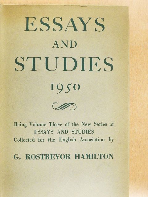E. C. Pettet - Essays and Studies 1950 [antikvár]