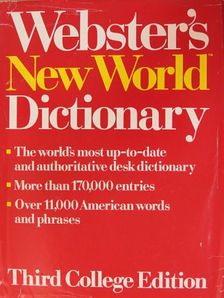 Webster's New World Dictionary of American English [antikvár]