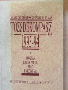 Ádám Zsigmond - Tőzsdekompasz 1993-94 - floppy-val (dedikált példány) [antikvár]
