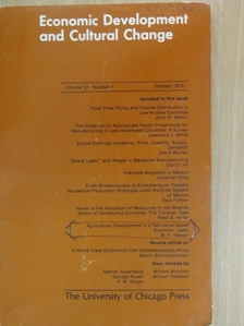 David Lim - Economic Development and Cultural Change October 1978 [antikvár]