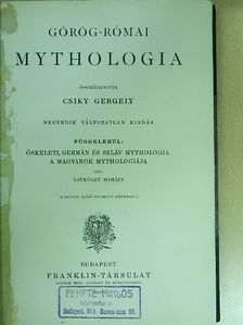 Latkóczy Mihály - Görög-római mythologia [antikvár]