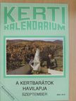 Dr. Ferenczy Tibor - Kerti Kalendárium 1991. szeptember [antikvár]