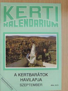 Dr. Ferenczy Tibor - Kerti Kalendárium 1991. szeptember [antikvár]