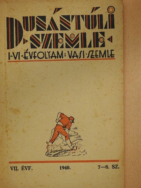 Csiki Ernő - Dunántúli Szemle 1940. október 1. [antikvár]