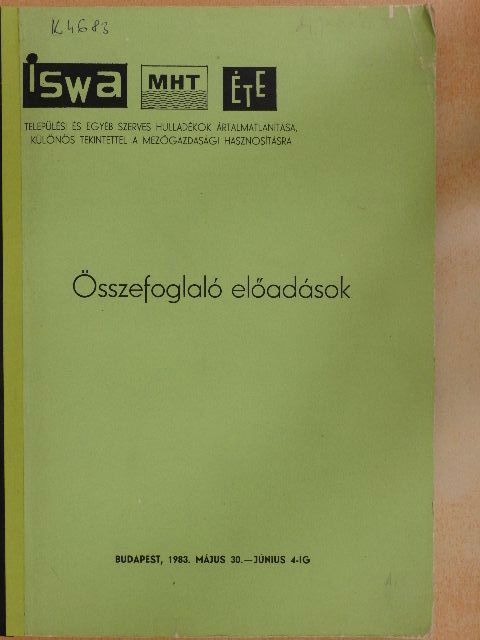 Összefoglaló előadások [antikvár]