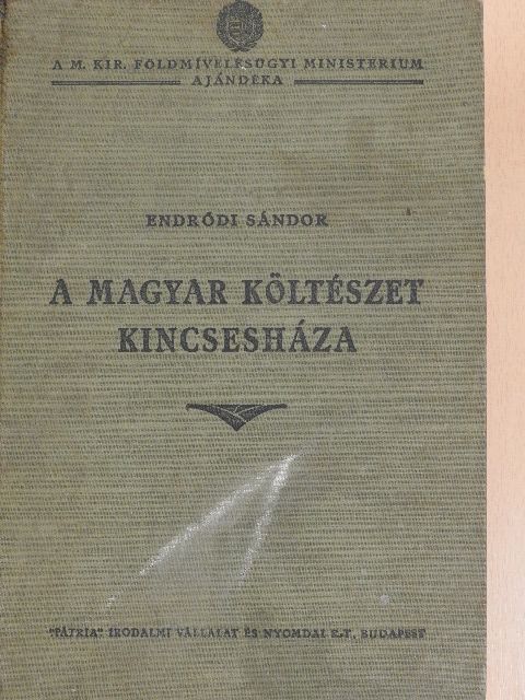 Ábrányi Emil - A magyar költészet kincsesháza [antikvár]