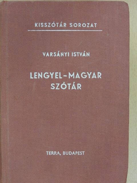 Varsányi István - Lengyel-magyar szótár [antikvár]
